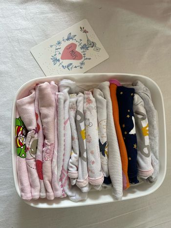 Lot 16 bodies fille 3 mois