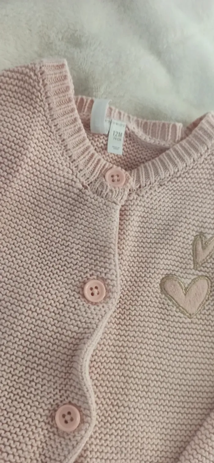 Gilet maille 12 mois - photo numéro 2