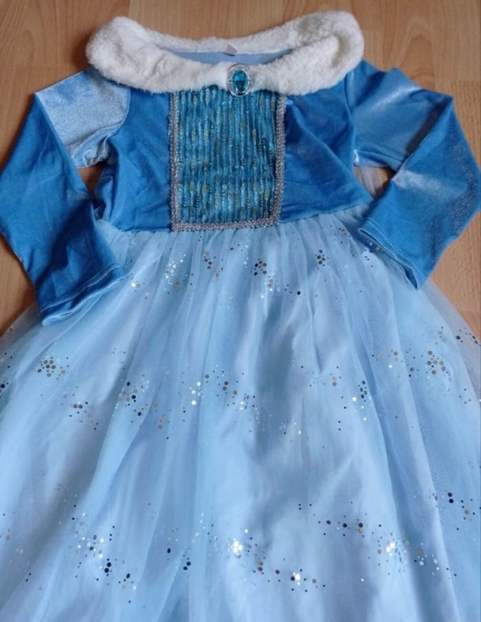 Deguisement robe princesse bleu 6ans - photo numéro 4