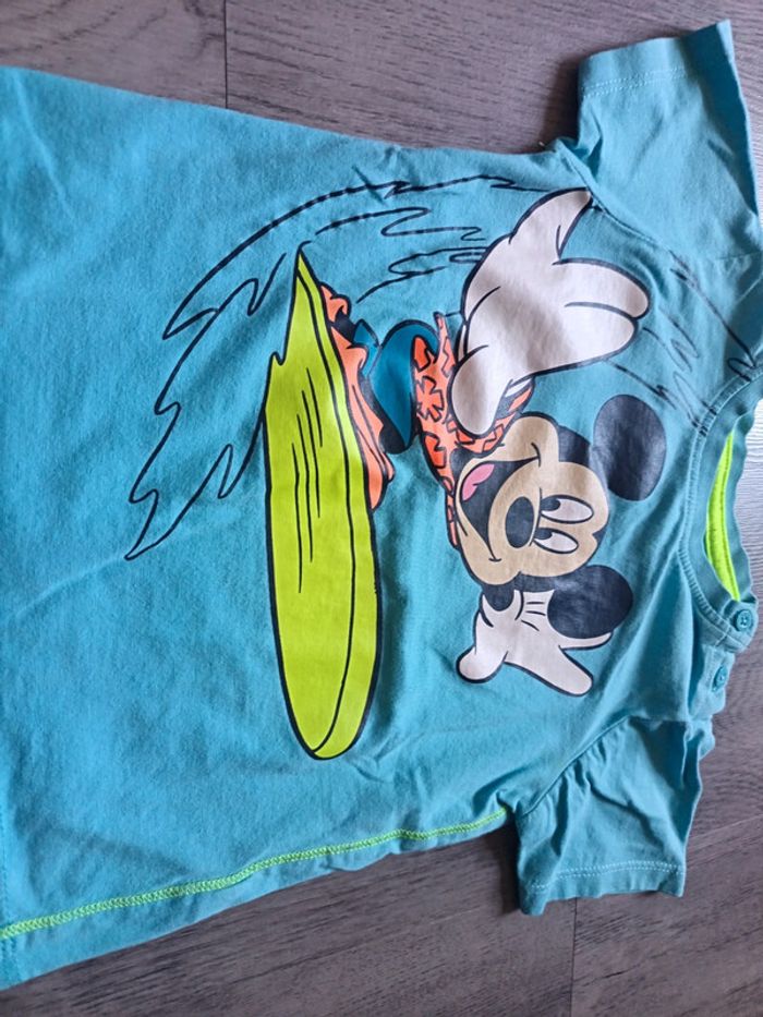 Tee shirt 2 ans 92 cm mickey Disney - photo numéro 4