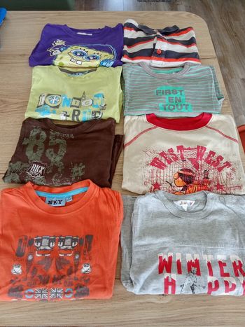 Lots t-shirt garçon manches longues 