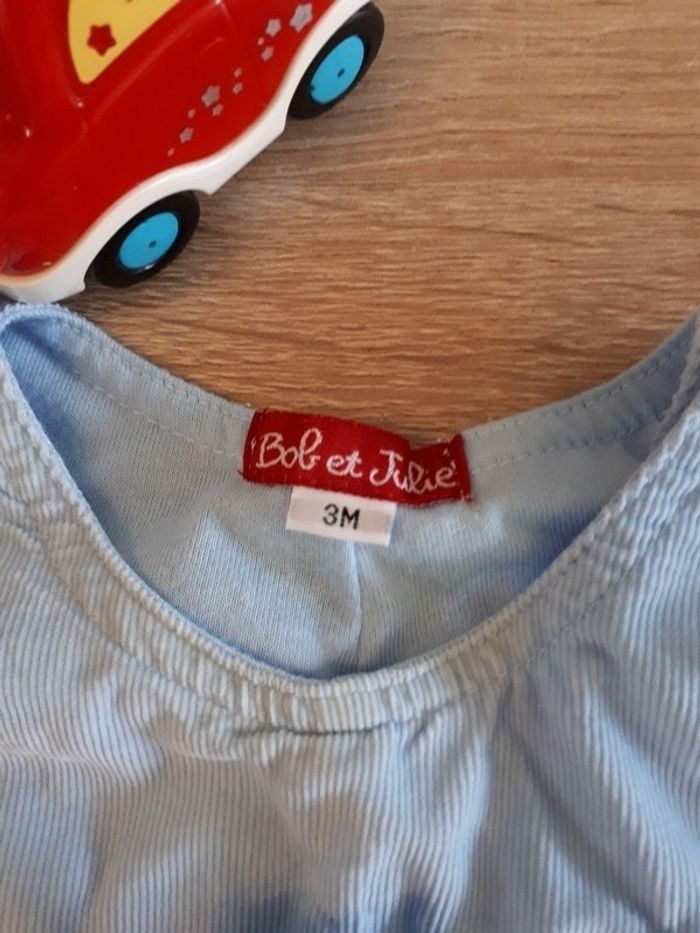 salopette en coton 3 mois ourson - photo numéro 2