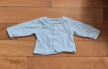 Gilet bleu ciel 0 mois