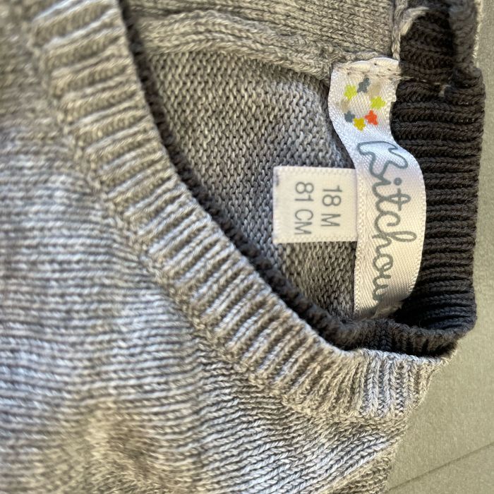 Pull gris - photo numéro 2