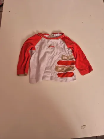 T-shirt à manches longues 1 mois