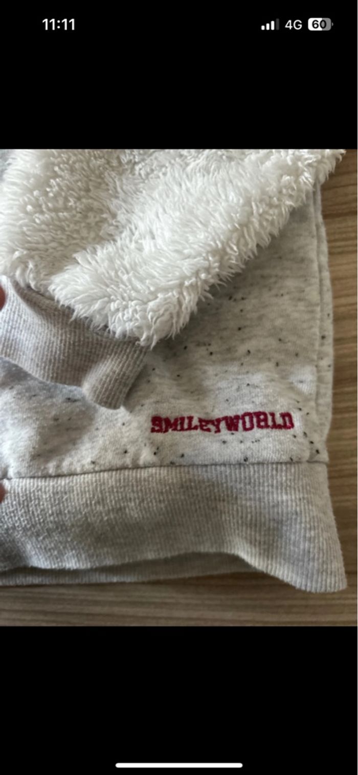 Pull à capuche chaud smiley - photo numéro 3