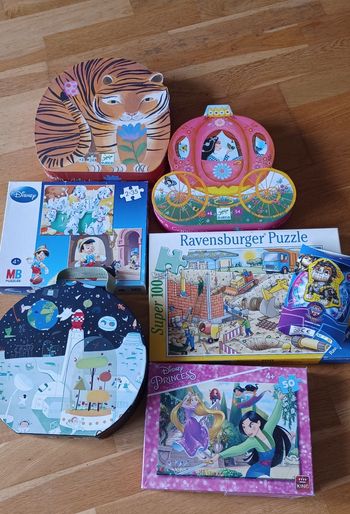 Gros lot puzzles enfants