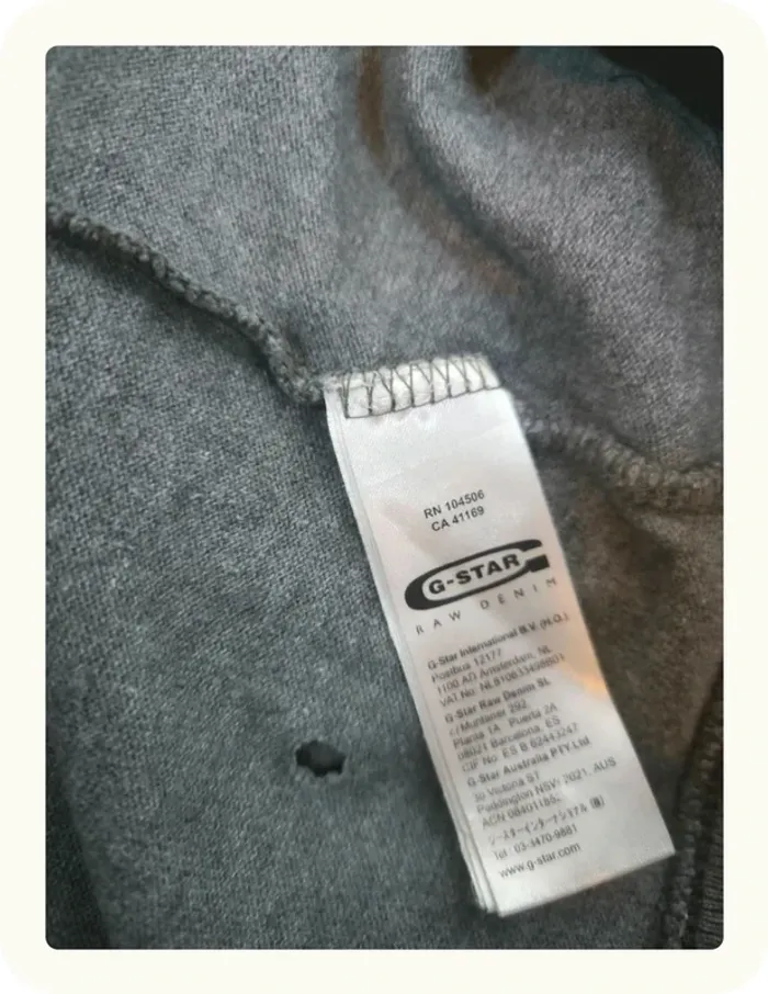 Pull col V Homme G-star Taille 40 L - photo numéro 8