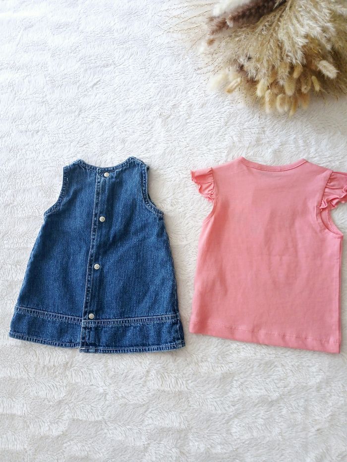 Ensemble robe et t-shirt bébé fille - photo numéro 4