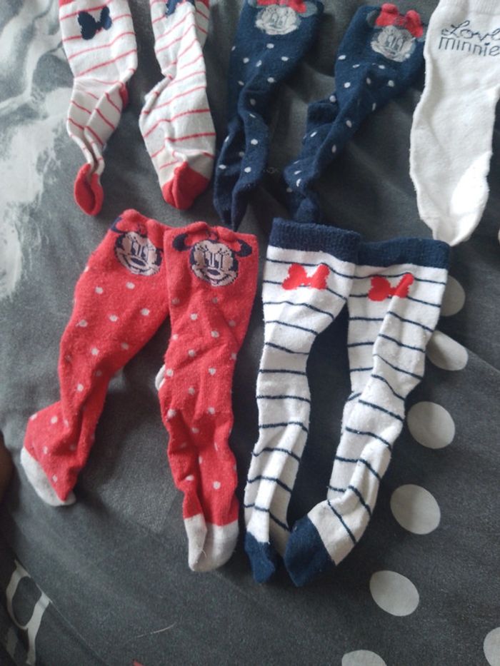 Lot de 5 paires de chaussettes taille 21/23 Minnie - photo numéro 4