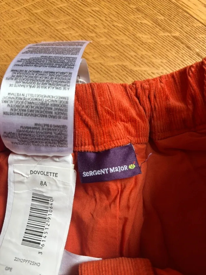 Short velours Sergent Major 8 ans - Porté 1 fois - photo numéro 6