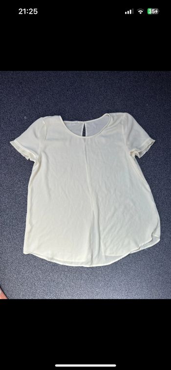 Haut blanc promod