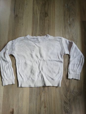 Pull beige Gémo 5 ans