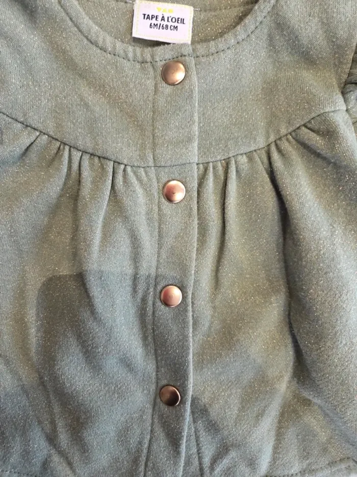 Gilet vert brillant - photo numéro 3