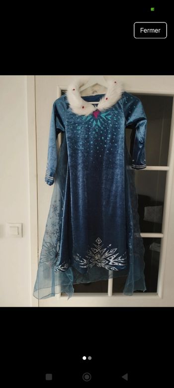 Déguisement la reine des neiges Elsa neuf