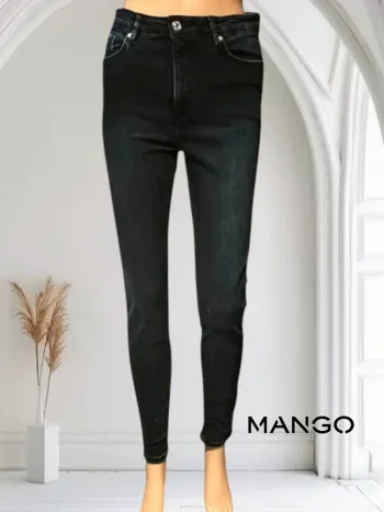 jean Mango modéle,coupe skinny,taille haute,texture stretch