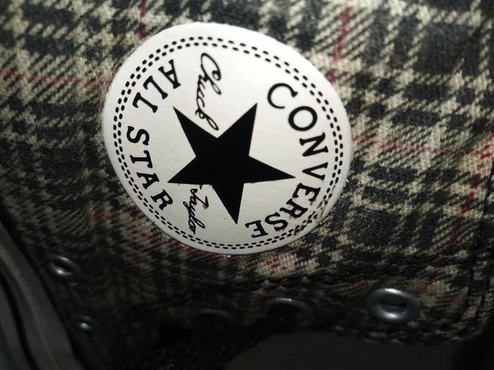 Converses taille 31 motif écossais rayures carreaux - photo numéro 9