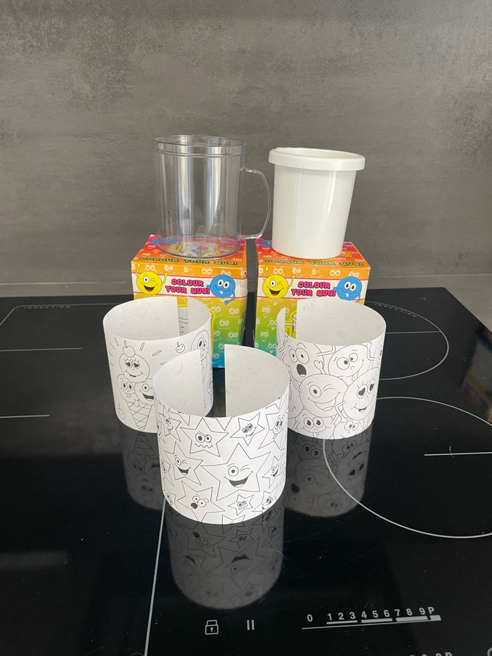 Lot de 2 mugs à colorier - photo numéro 6