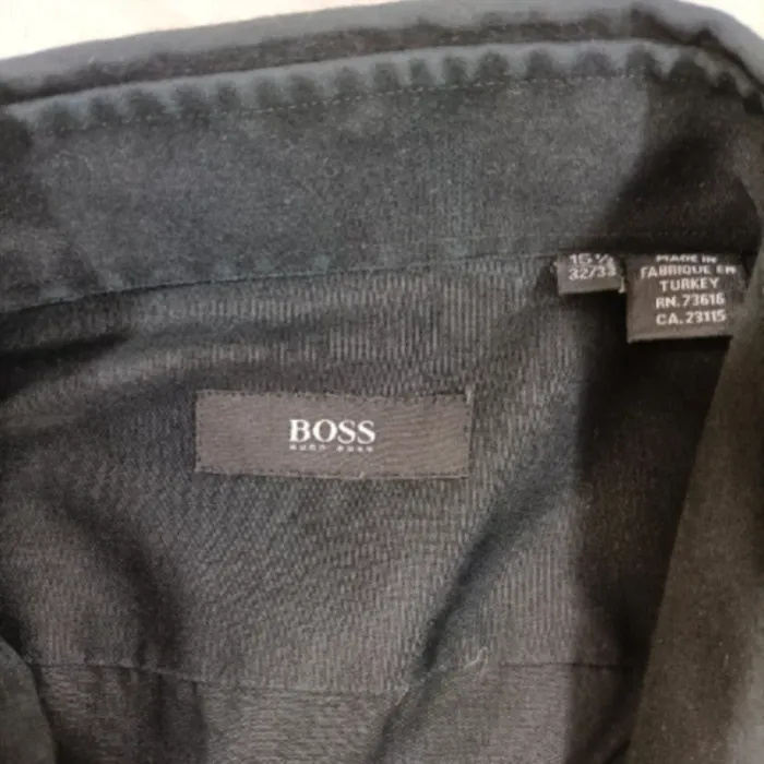 Chemise à manches longues noire - Hugo Boss - 32/33 - LE - photo numéro 5