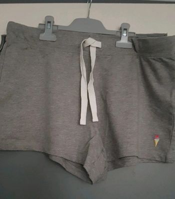 Short court gris chiné