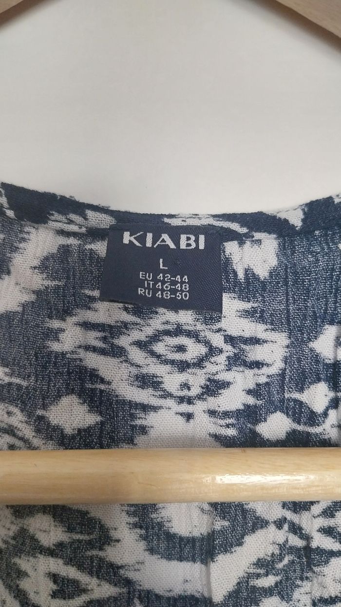 Robe longue bleu et blanche kiabi - photo numéro 3