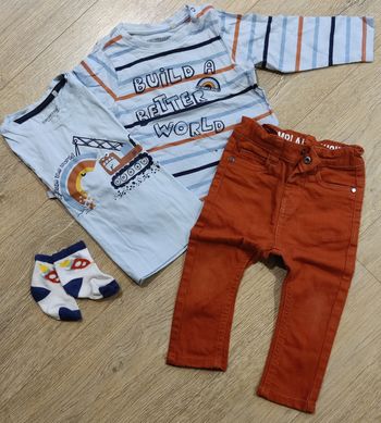 Ensemble jean et tee shirt Orchestra Gémo Taille 12-18 mois