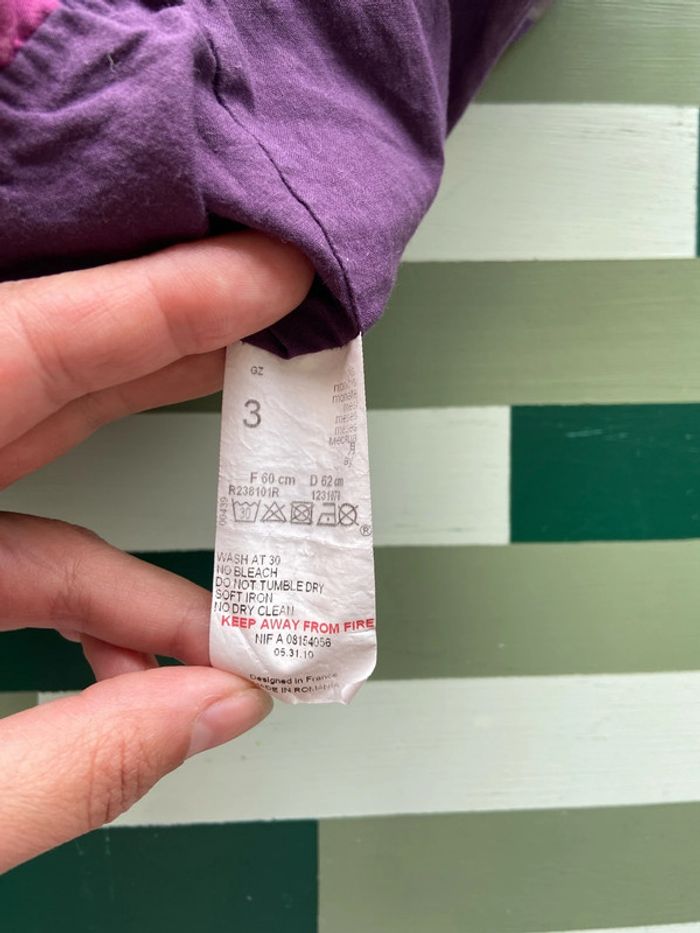 Robe mauve à pois - photo numéro 5