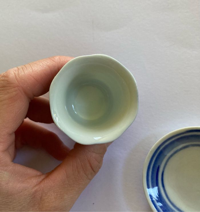 Tasse et sous-tasse dînette - photo numéro 3
