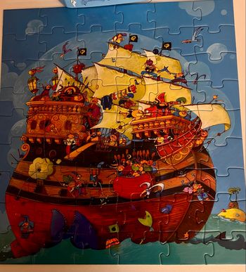Puzzle Le bateau de Barberousse de Djeco