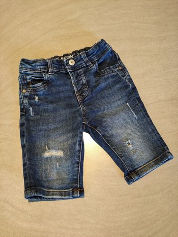 Short en jeans façon déchiré 3-4 ans