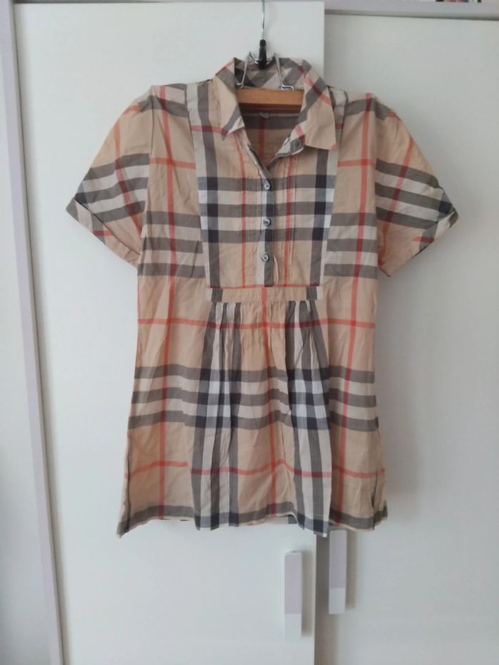 Blouse Burberry t14ans 100%coton