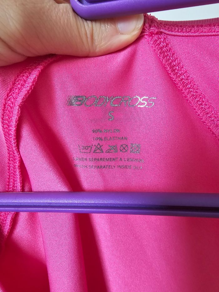 T-shirt technique BodyCross rose femme – taille S – respirant, léger et séchage rapide - photo numéro 4