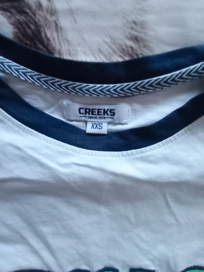 Tee shirt court creeks taille xxs - photo numéro 2
