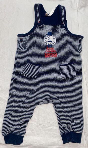 salopette en molleton Orchestra 6 mois