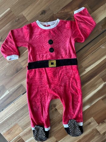 Pyjama Velours Noël In Extenso 24 Mois