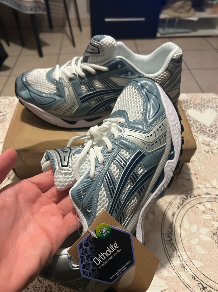 Asics Kayano 14 white fordj grey - photo numéro 2