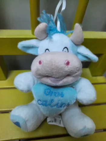 Vache en peluche