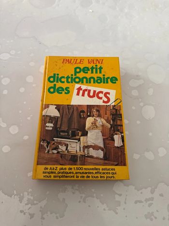Livre petit dictionnaire des trucs