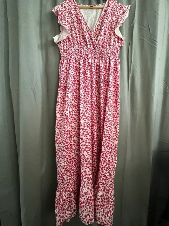 Robe longue fleuris