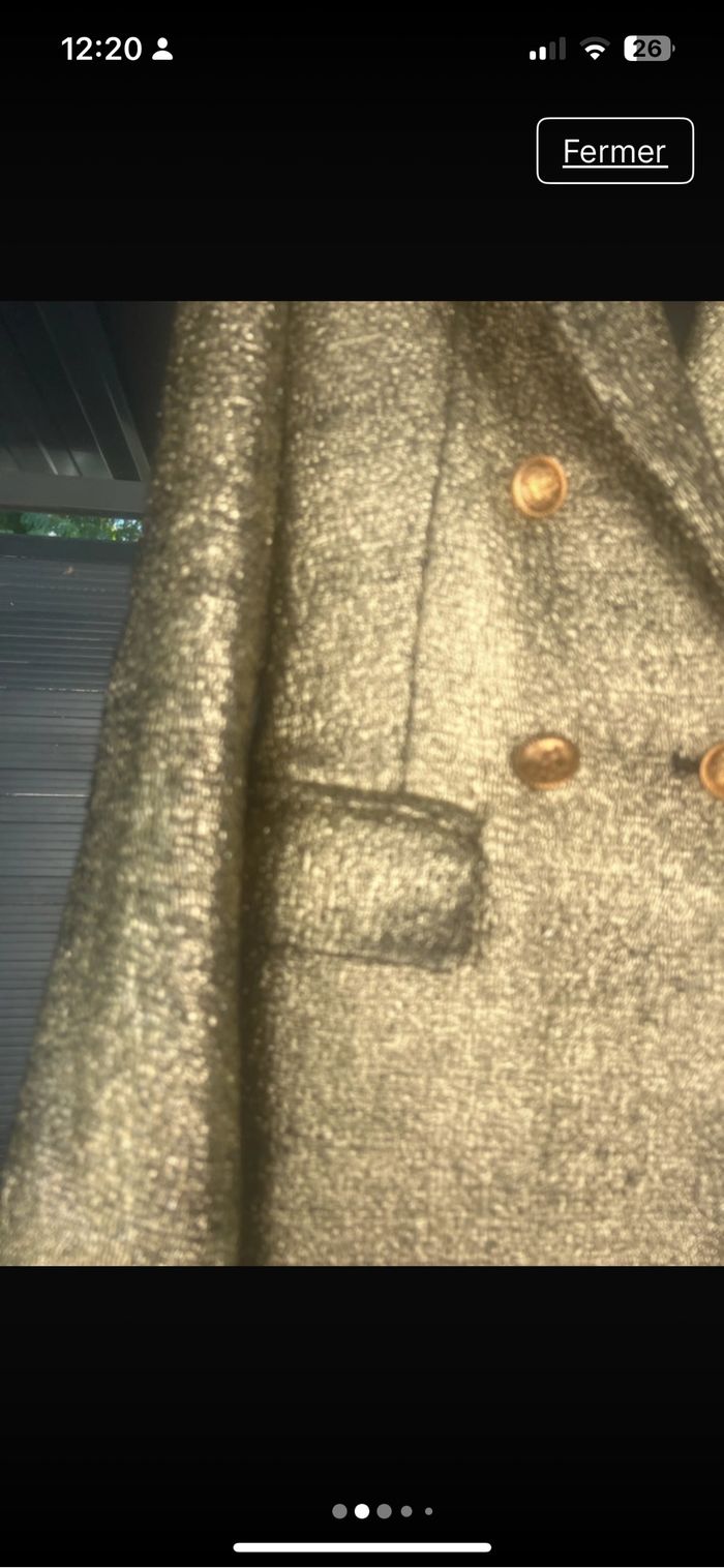 Blazer pailletée or - photo numéro 3