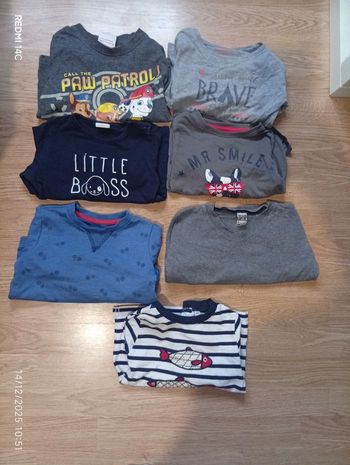 Lot 7 pulls garçon 2-3ans