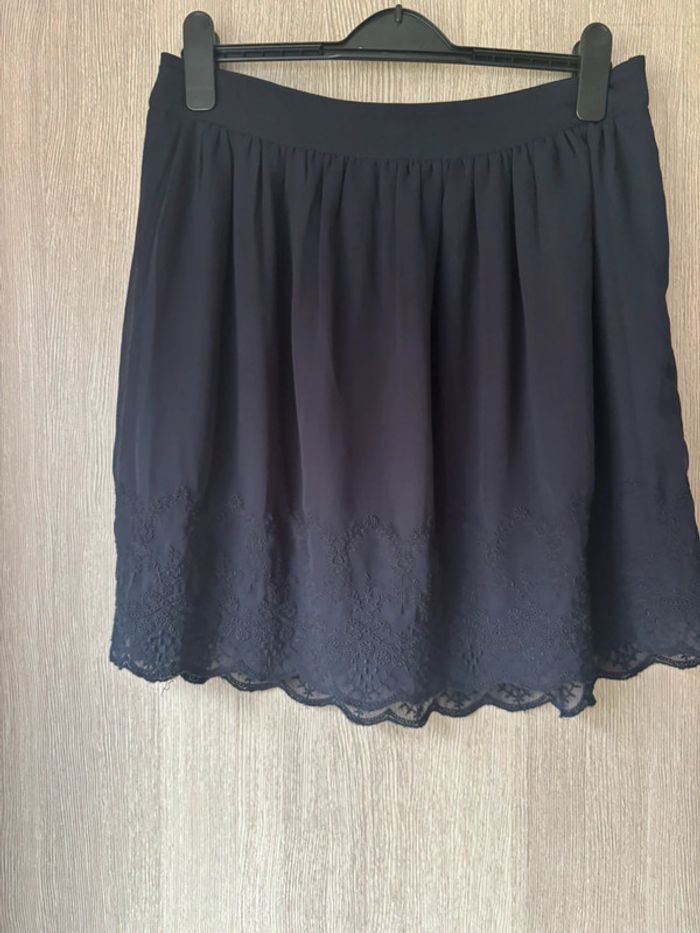 Jupe bleu marine - Camaïeu - T38