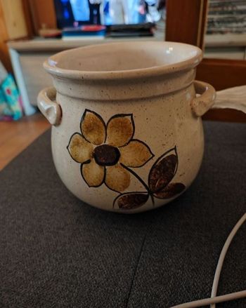 Pot motif fleur