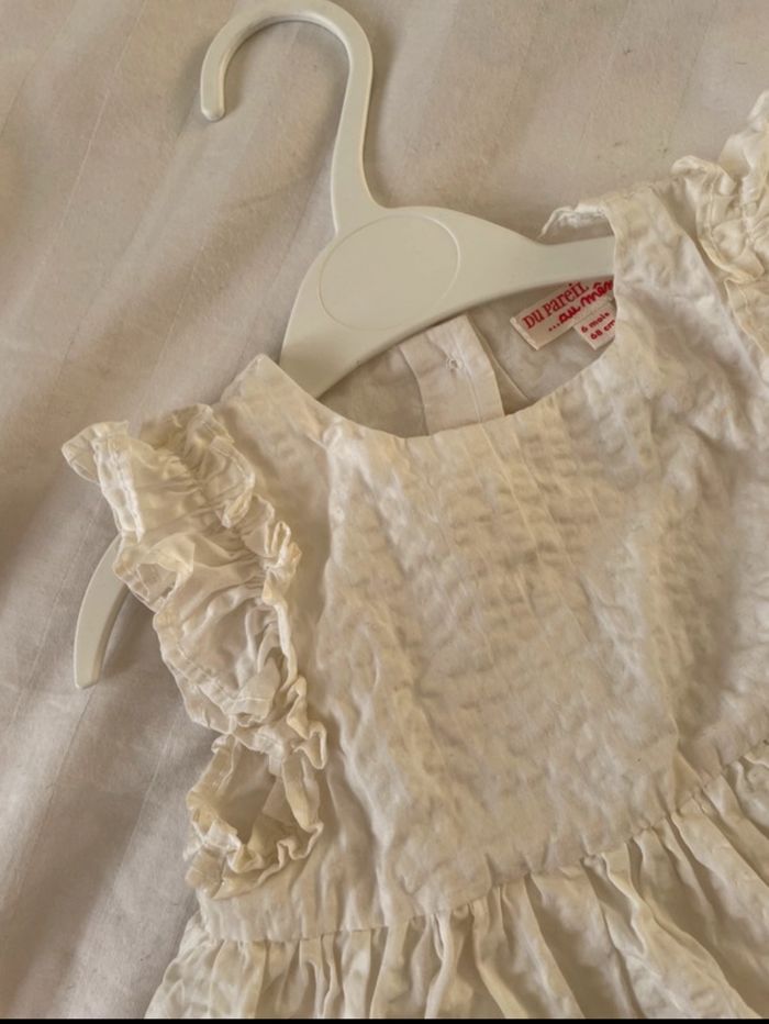 Robe de fête rose à fleur - photo numéro 2