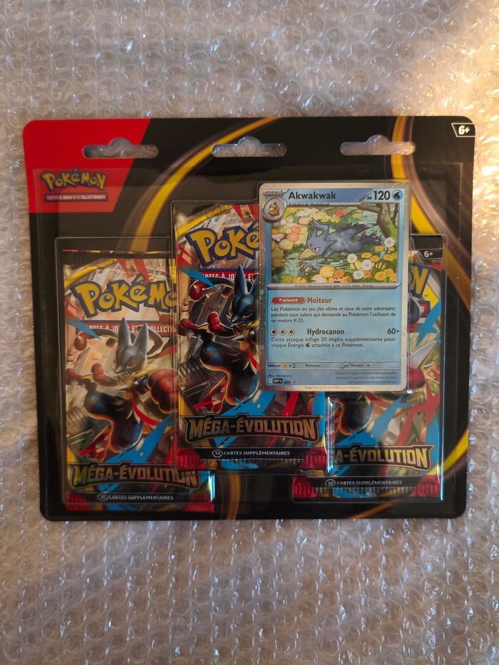 Tripack pokemon triple illustration mega évolution
