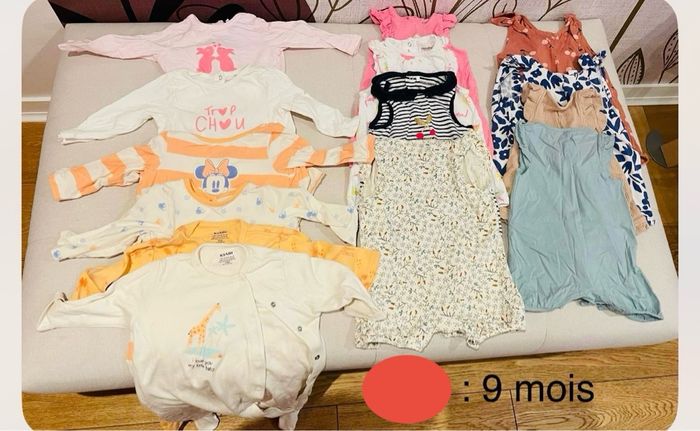 Lot vêtements bébé fille 9 mois - photo numéro 3