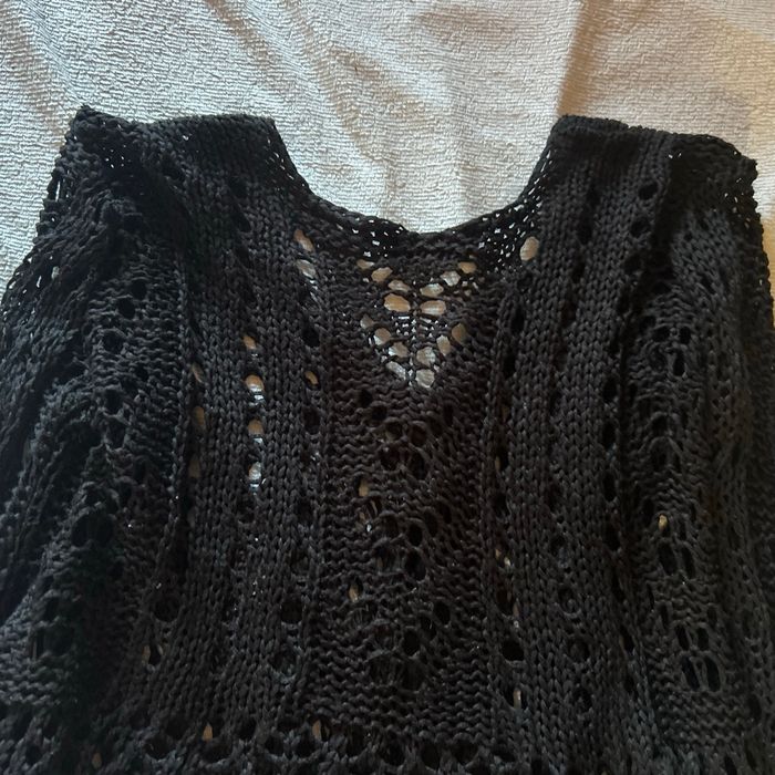 Gilet à dentelle noir - photo numéro 5