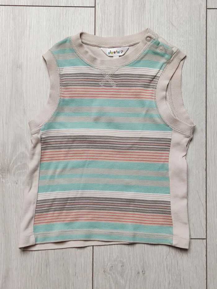 Débardeur rayures bleu