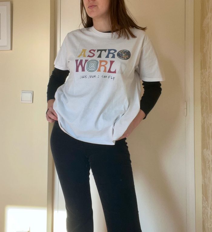 Tee shirt imprimé astroworld travis scott - photo numéro 4