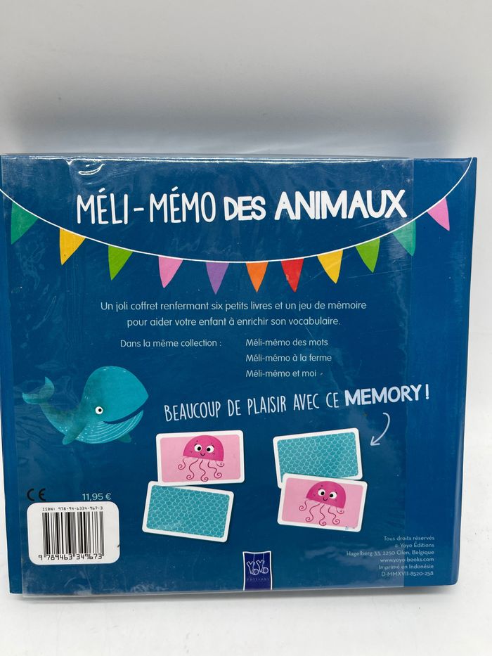 Coffre Méli-Melo des animaux  Ma petite bibliothèque et mon mémory - photo numéro 3